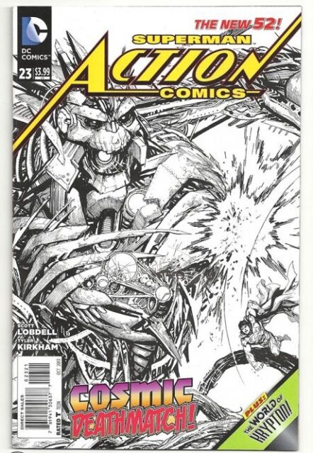 Action Comics Vol 2 #23 Tyler Kirkham Incentive Sketch Variant 1:25