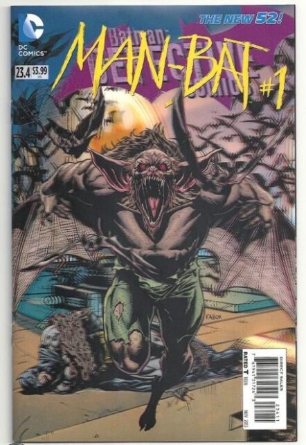 Detective Comics Vol 2 #23.4: Man-Bat Lenticular Variant