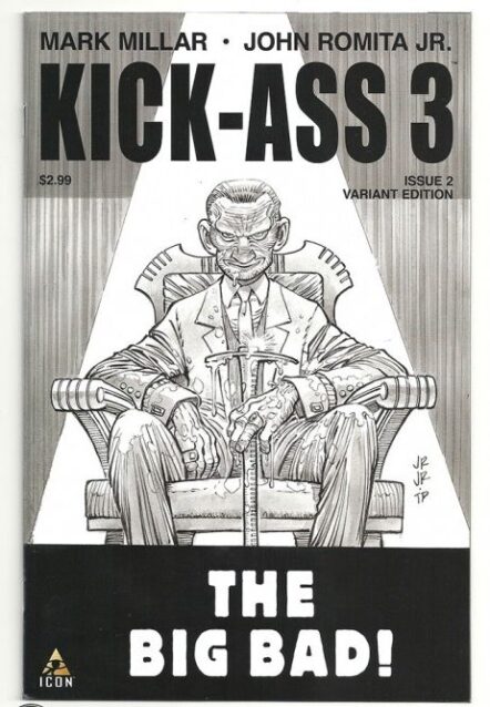 Kick-Ass 3 #2 John Romita Jr. Incentive Sketch Variant 1:25