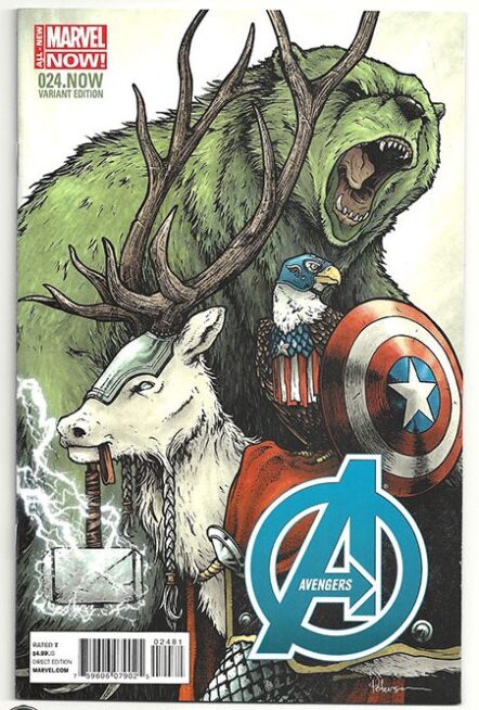 Avengers Vol 5 #24.NOW David Petersen Animal Variant