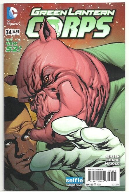 Green Lantern Corps Vol 3 #34 DC Universe Selfie Variant