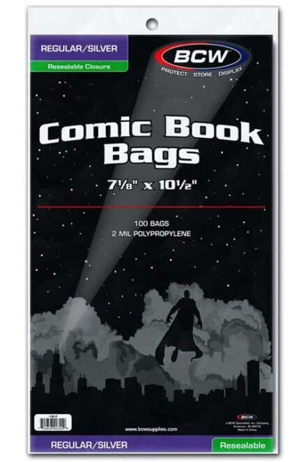 BCW Resealable Silver / Regular Comic Bags