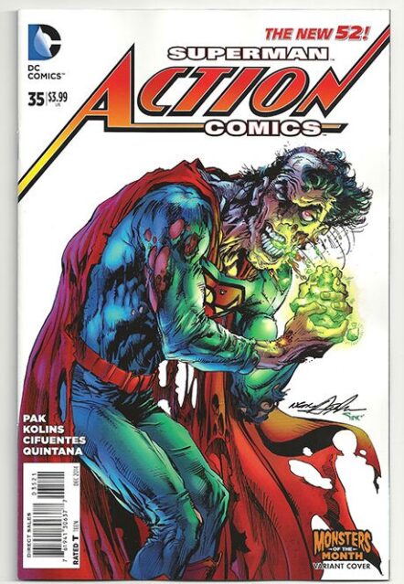 Action Comics Vol 2 #35 (Doomed) Monsters Of The Month Variant