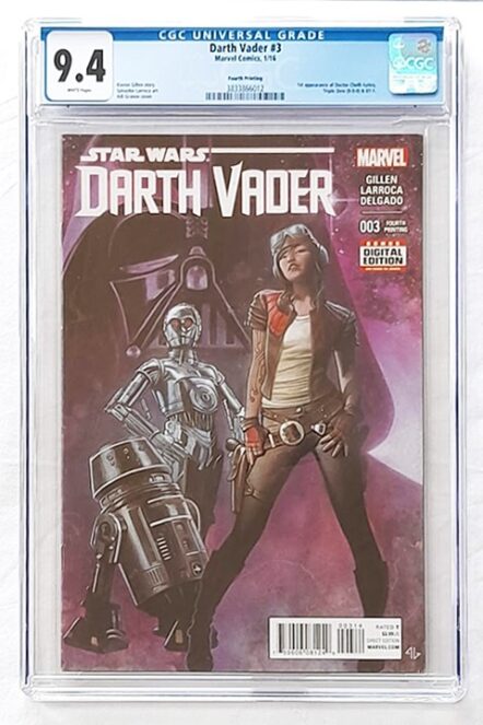 Star Wars: Darth Vader Vol 1 #3 4th Print CGC 9.4 NM