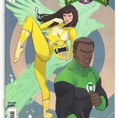 Justice League / Power Rangers #1 Marguerite Sauvage Green Lantern Yellow Ranger Variant