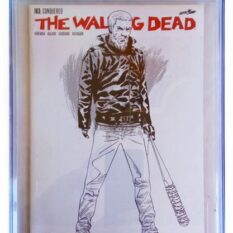 Walking Dead #163 Sketch Variant 1/500 CGC 9.8 NM/MINT