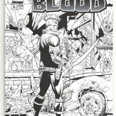 Youngblood Vol 6 #6 Walking Dead Tribute Sketch Variant