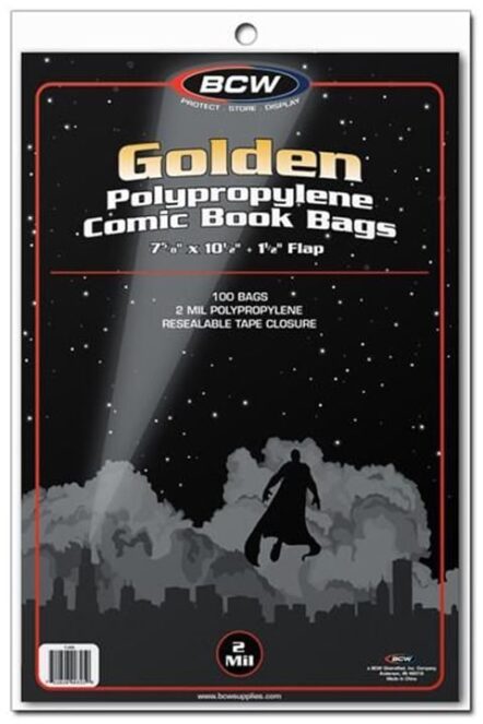 BCW Golden Comic Bags