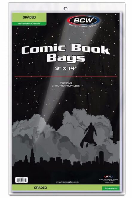 BCW Resealable Bags for Graded Comics