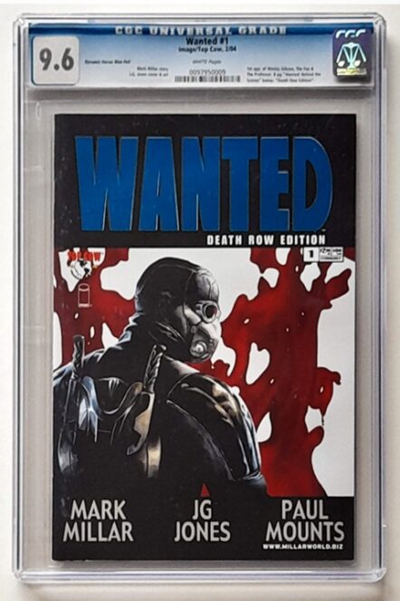 Wanted #1 Dynamic Forces Blue Foil Variant CGC 9.6 NM+