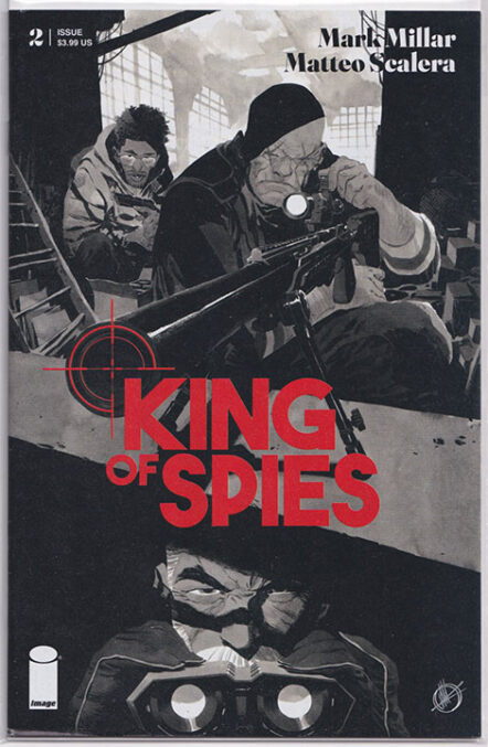 King Of Spies #2 Matteo Scalera Black & White Variant