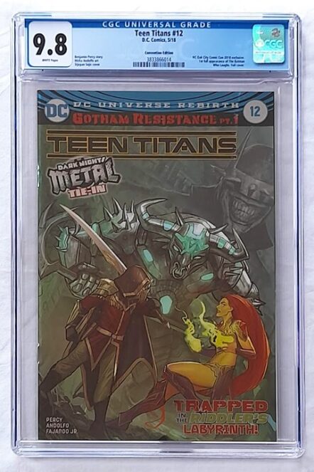 Teen Titans Vol 6 #12 Convention Foil Variant CGC 9.8 NM/M