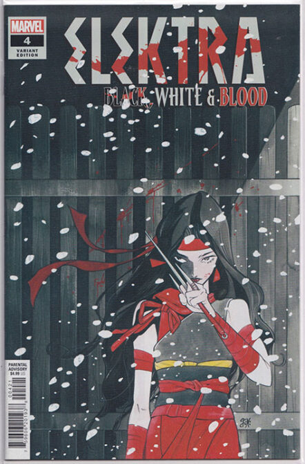 Elektra: Black, White & Blood #4 Peach Momoko Variant