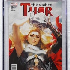 Mighty Thor Vol 1 #705 Stanley ‘Artgerm’ Lau Variant Signed by Stanley Artgerm Lau CGC Signature Series 9.8 NM/M