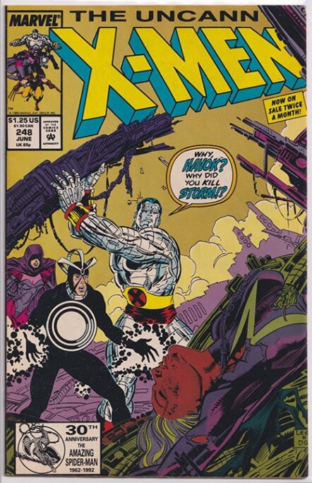 Uncanny X-Men Vol 1 #248 2nd Print