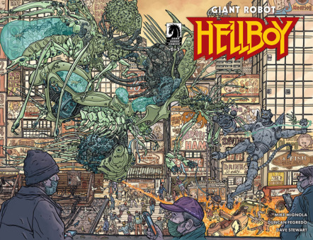 Giant Robot Hellboy #2 (Cvr B) (Wraparound) (Geof Darrow) Pre-order