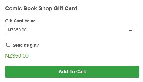 Gift Card for self