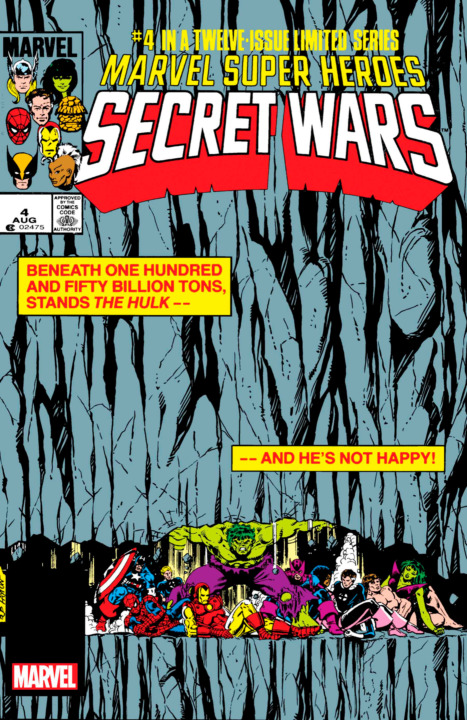 Marvel Super Heroes Secret Wars 4 Facsimile Edition Pre-order