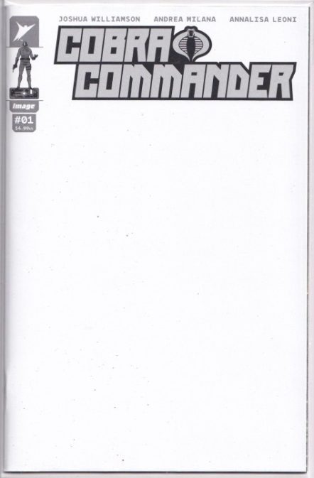 Cobra Commander #1 Blank Variant