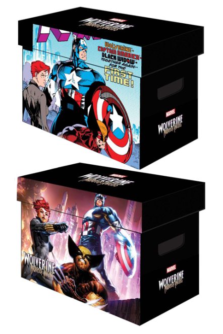 Marvel Graphic Comic Boxes: Wolverine Madripoor Knights Short Comic Storage Box