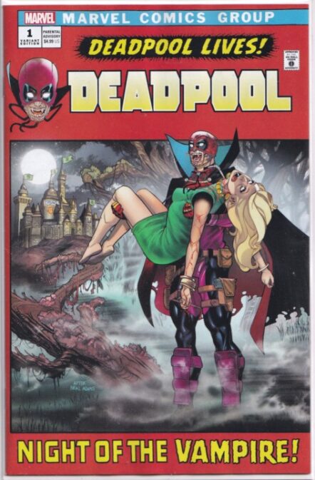 Deadpool Vol 10 #1 Javier Garron Vampire Variant