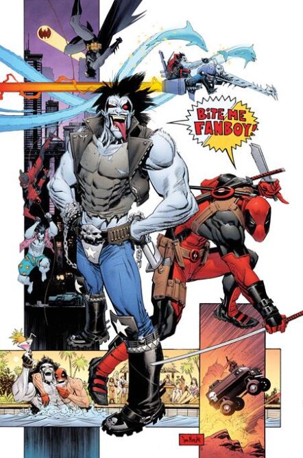 DC Marvel Batman Deadpool #1 (One Shot) Cover M Sean Gordon Murphy Lobo Deadpool Card Stock Variant Pre-order