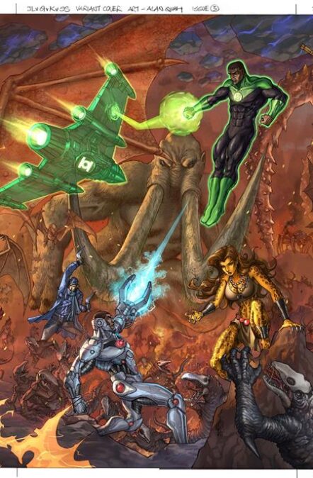 Justice League vs Godzilla vs Kong 2 #5 (Of 7) Cover B Alan Quah Card Stock Variant Pre-order