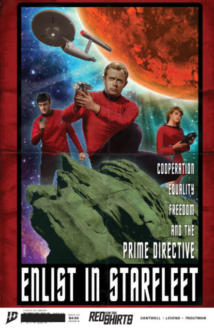 Star Trek: Red Shirts #5 Variant B (Corroney Federation Recruitment) Pre-order