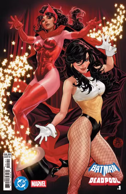 DC Marvel Batman Deadpool #1 (One Shot) Cover D Mark Brooks Zatanna Scarlet Witch Card Stock Variant Pre-order