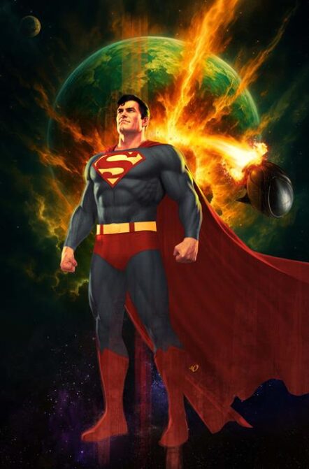 Superman Unlimited #8 Cover D Ariel Olivetti Card Stock Variant Pre-order