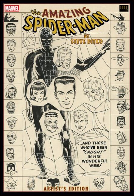 Amazing Spider Man By Steve Ditko Artists Edition HC Direct Market Exclusive Web Cover Pre-order