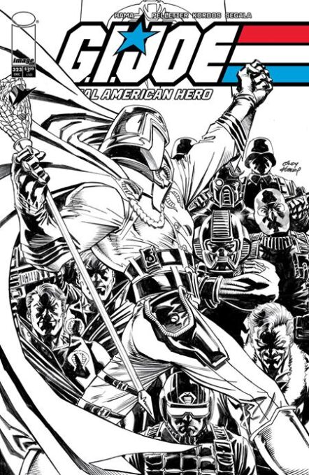 Gi Joe A Real American Hero #323 Cover B Andy Kubert  B&W Variant Pre-order