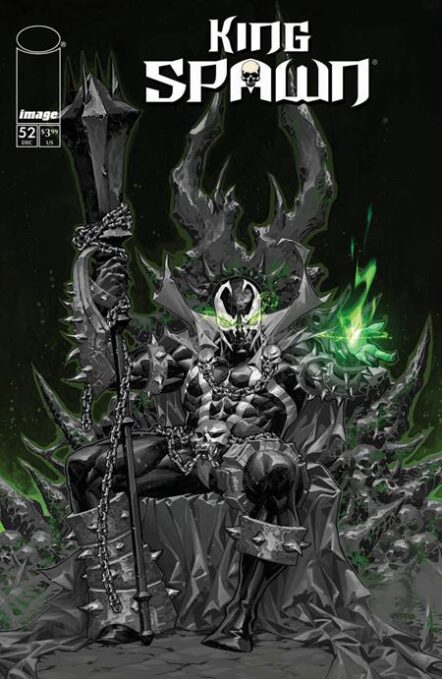 King Spawn #52 Cover B Kael Ngu B&W Variant Pre-order