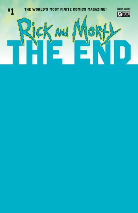 Rick And Morty The End #1 Cover D Blue Sketch Variant Pre-order