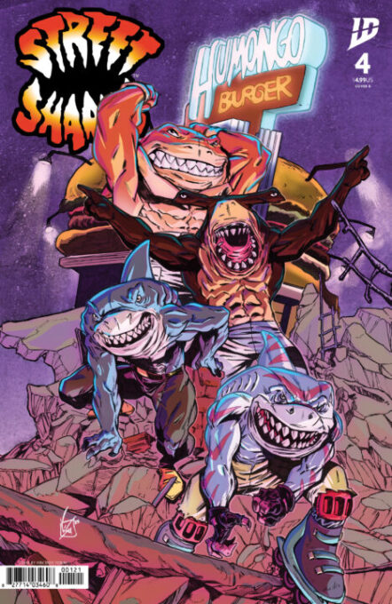 Street Sharks #4 Variant B (Federici) Pre-order