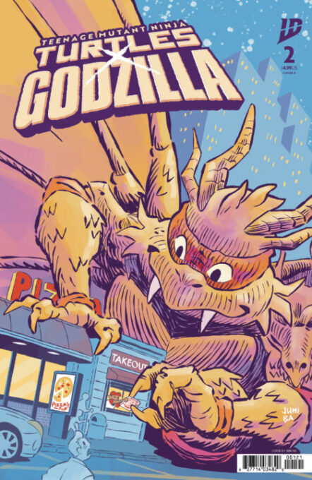 Teenage Mutant Ninja Turtles X Godzilla #2 Variant B (Ba) Pre-order